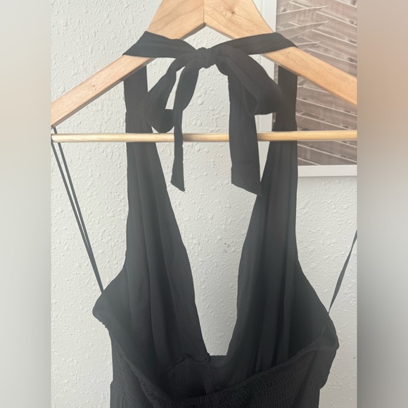 Cotton On Curve Kelsey Halter Black Mini Dress NWT - Picture 5 of 9